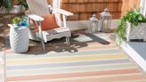 I Transformed My Deck in Less Than 1 Minute Thanks to BHG’s Colorful Outdoor Rug