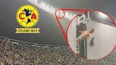 ¡Se creyó águila! Aficionado del América subió a techo de estadio Azteca en final contra Cruz Azul