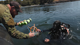Diving team practises eliminating underwater explosives off of Vancouver Island