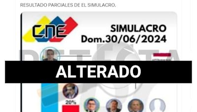 El CNE no publicó resultados preliminares del simulacro electoral presidencial