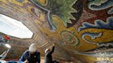 Visitors can see famed Florence baptistry's mosaics up close