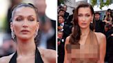Bella Hadid Wore A Keffiyeh Dress To Cannes Film Festival In Solidarity With Her Heritage