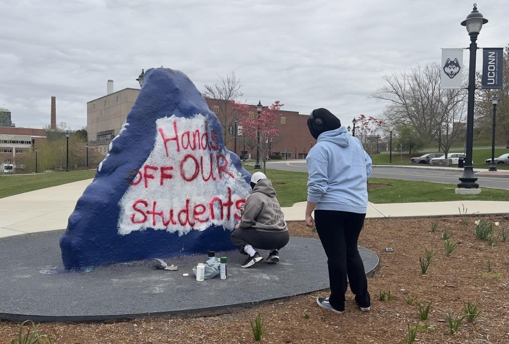 ‘Dozens of police’ arrest Pro-Palestinian protesters at UConn; CT senator calls for president to defend students’ First Amendment rights