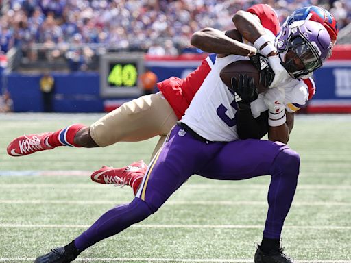 Giants to Be Fined After Injuring Vikings WR Jordan Addison: Report