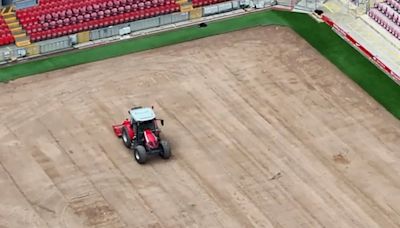 Las preocupantes imágenes de un mítico estadio del fútbol mundial: “Irreconocible”