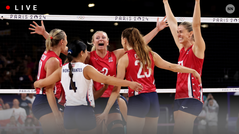 USA vs. Brazil volleyball live score, updates, highlights from 2024 women's indoor semifinals | Sporting News