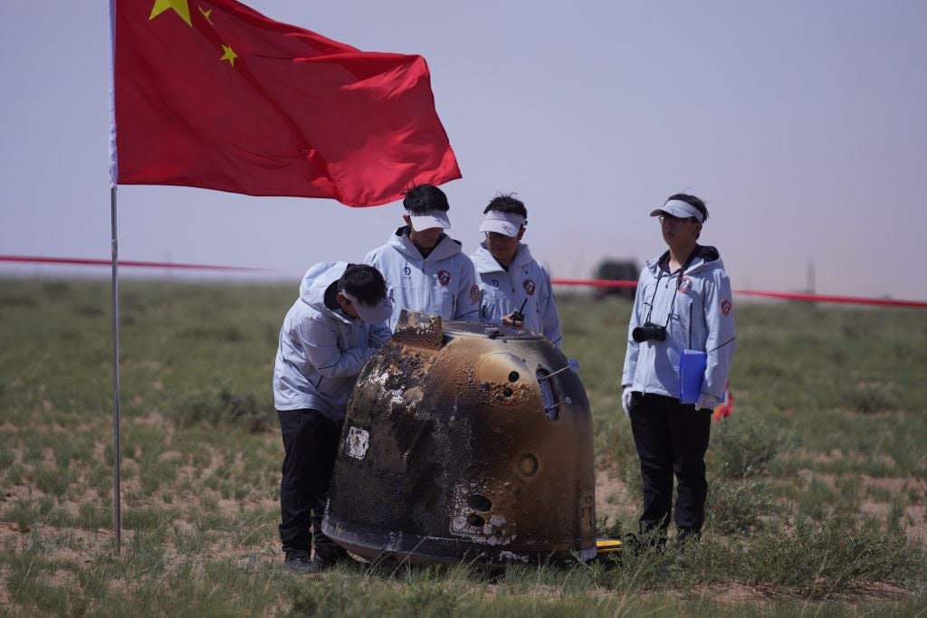 See it: China returns first samples from Moon's far side to Earth