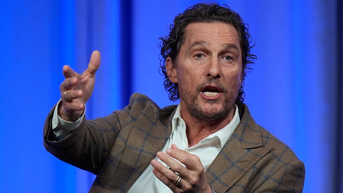 Matthew McConaughey tells governors he is still mulling future run for political office