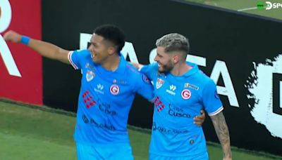 Golazo de Pablo Erustes con espectacular ‘sombrero’ en Deportivo Garcilaso vs Cuiabá por Copa Sudamericana