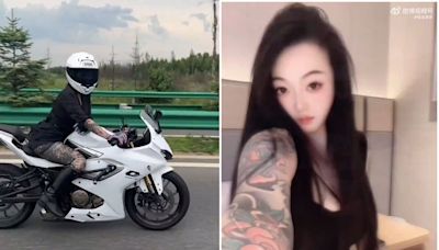 為流量不要命 又一中國重機正妹車禍慘死！曾炫耀時速飆265公里