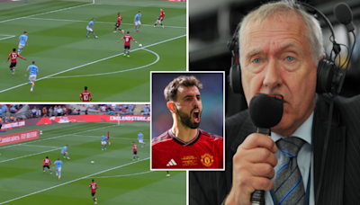 Man Utd fans aren't happy after hearing what Martin Tyler said about Bruno Fernandes during FA Cup final