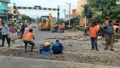 Motorists to take detour as railway gate at Kannamangalam near Vellore closed for track work