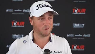 Justin Thomas is about to become a father