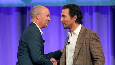 Actor Matthew McConaughey tells governors he is still mulling future run for political office