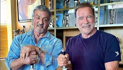 Arnold Schwarzenegger y Sylvester Stallone competían por el nivel de grasa y muertes