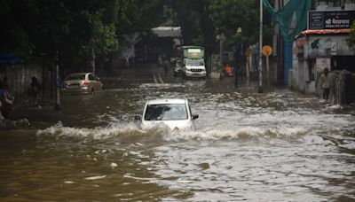 Mumbai lashed by half of London’s annual rainfall in just six hours as city comes to standstill