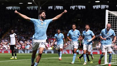 El Manchester City golea al Fulham y queda un paso de ser el primer tetracampeón de la Premier League - La Tercera