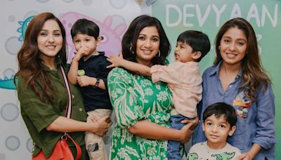 Sunidhi Chauhan, Neeti Mohan Grace Shreya Ghoshal's Son's 3rd Birthday Party With Their Kids, Pics Go Viral