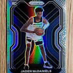 2020-21 Panini Prizm Jaden McDaniels Silver 新人 銀亮 RC 球員卡 Rookie