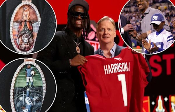 The special meaning behind Marvin Harrison Jr.’s ‘Lion King’ chain at 2024 NFL Draft