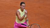 Sabalenka eases past Ostapenko to reach Italian Open semifinals