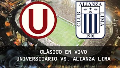 Clásico EN VIVO, Universitario vs. Alianza Lima GRATIS: canal de TV y dónde ver transmisión