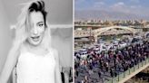 Demonstrations over the death of an Iranian TikTok star erupted into violence between protesters and security personnel, reports say