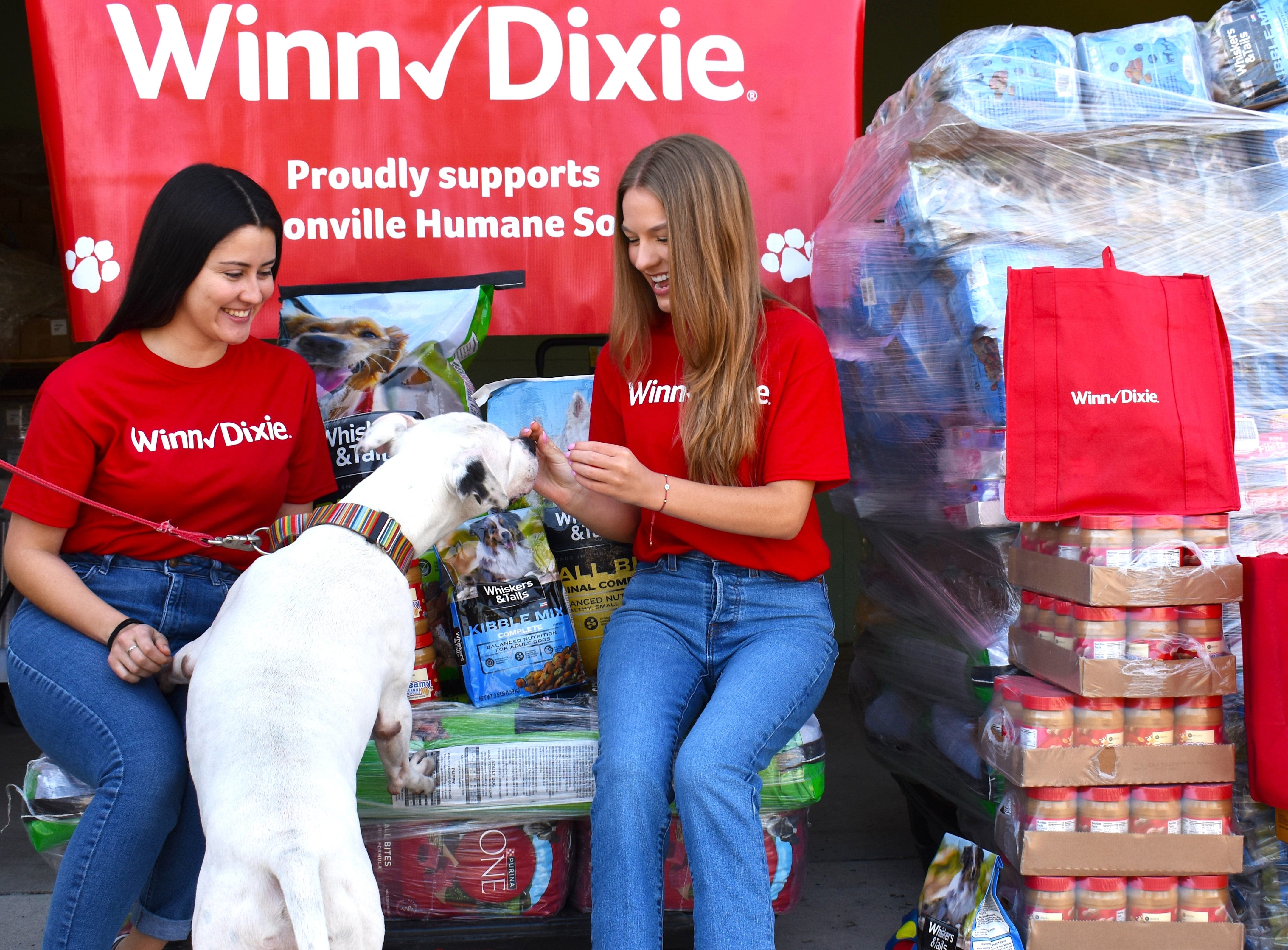 Jacksonville Humane Society gets pet supply donation from Winn-Dixie parent