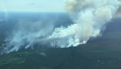 Production curtailed as wildfire burns out of control near Suncor's Firebag oilsands site | CBC News