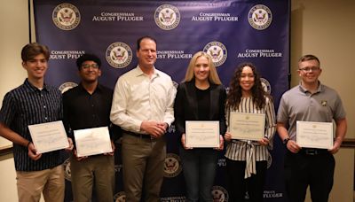 Two Midland County students receive service academy appointments from Pfluger