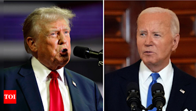 US elections: Trump says bigwigs Obama, Pelosi 'couldn't stand Biden' & forced him to 'get out' of race - Times of India