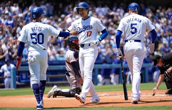 Shohei Ohtani hits two homers as Dodgers sweep the Braves