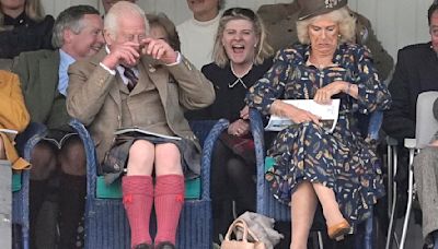 King Charles has reel-y good time at the Highland Games