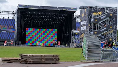 First look inside TRNSMT arena as set-up gets under way for Glasgow festival