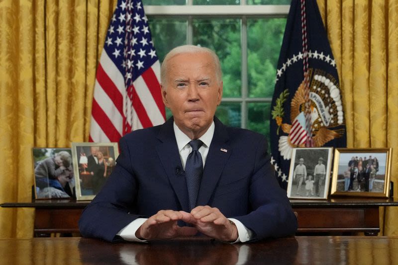 Investors react to Biden pulling out of presidential race