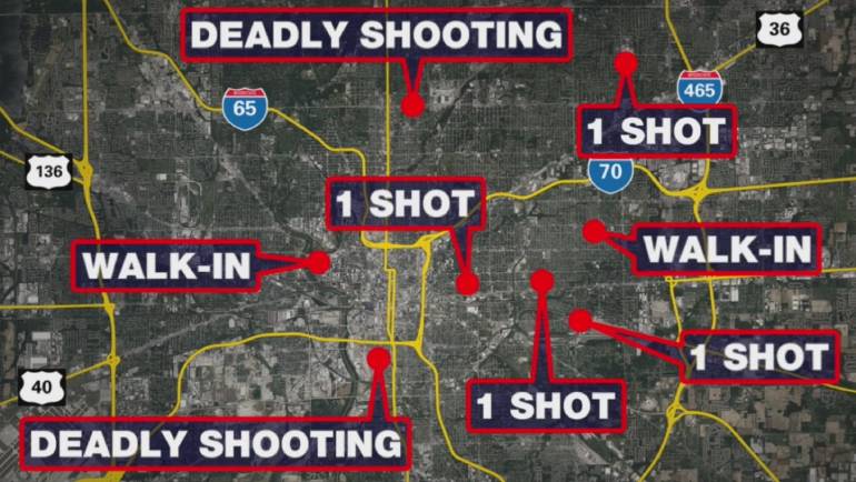 IMPD investigating multiple weekend shootings across city