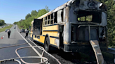 Fairfax County school bus catches on fire