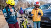 Dunn Elementary's Winter Bike to Work (or Wherever) Day stop draws nearly 240 participants