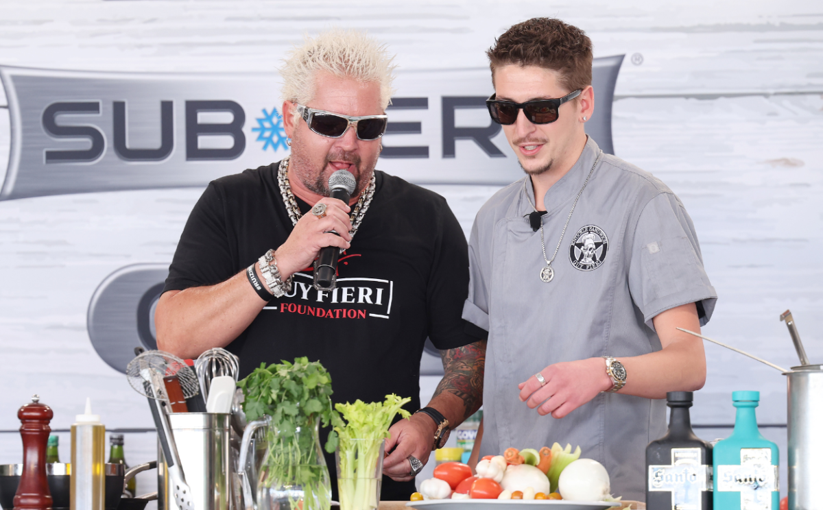 Guy Fieri’s Son Hunter Shares Clip of Himself ‘Cheffin' It Up’ at Raiders Training Camp