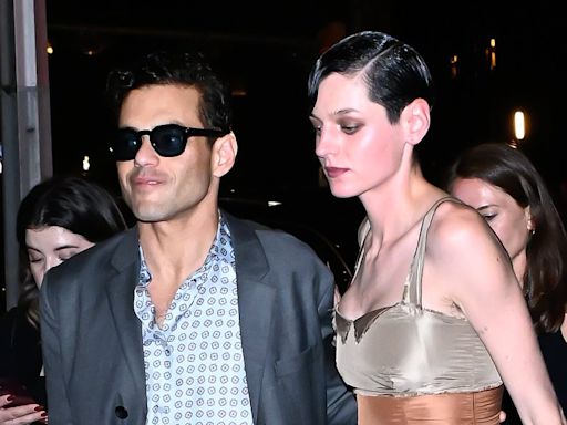 Emma Corrin joins boyfriend Rami Malek at the Deadpool after party