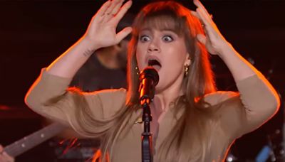 Kelly Clarkson tried to cover a classic rock song — and it almost ‘killed’ her. Watch her bloopers