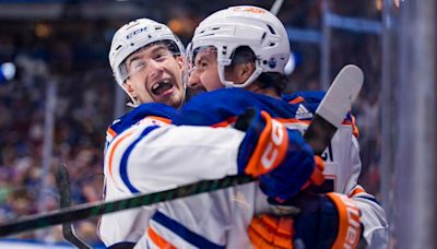 Oilers survive late push from Canucks to win Game 7, advance to Western Conference Final