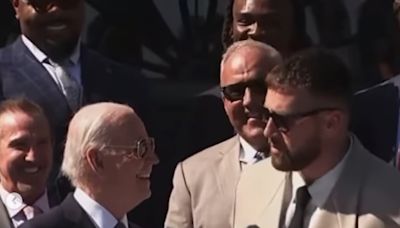 Kelce completes Presidential mission but makes exit to avoid 'being tasered'