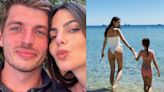 Kelly Piquet mostra fotos de viagem a Saint-Tropez com Max Verstappen e a filha Penelope