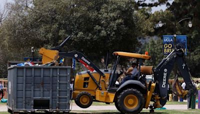 Fresh chaos, arrests on US college campuses as police flatten camp at UCLA