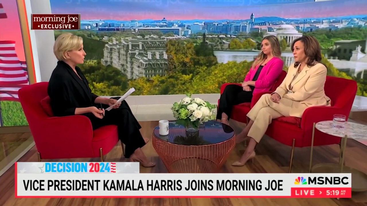 MSNBC host complains to Kamala Harris the race is too close with Trump: 'What's going on?'