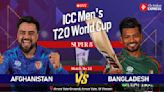 Afghanistan vs Bangladesh Live Score, T20 World Cup 2024: Semi spot on the line as AFG take on BAN in must-win encounter
