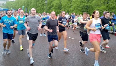 Belfast City Marathon: Race under way with record entrant numbers