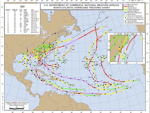 20 years ago Florida was hit with 4 hurricanes in a row: Charley, Frances, Ivan and Jeanne