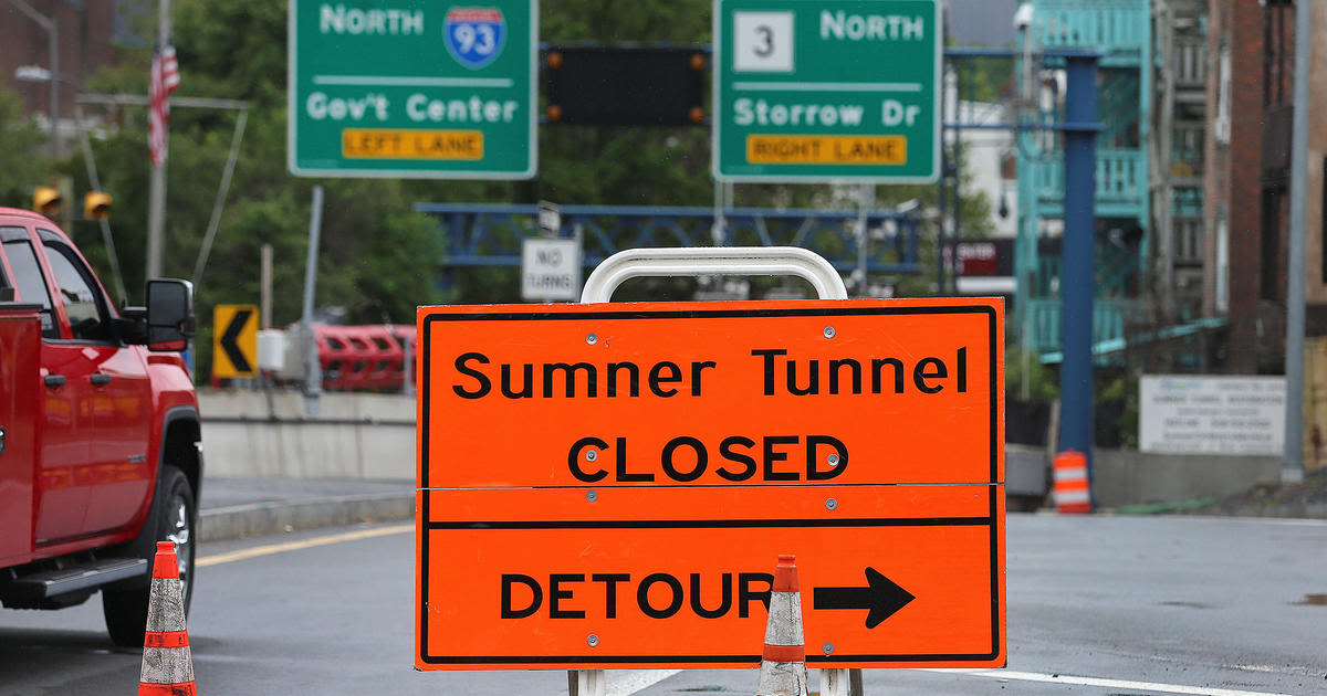 New timeline released for Sumner Tunnel closure in Boston this summer